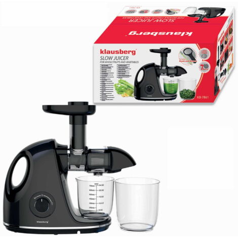 Slow Juicer 150W für Obst und Gemüse KALTPRESSE KLAUSBERG KB-7861