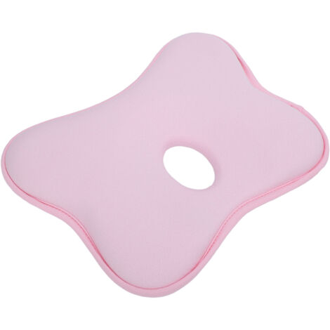 Slow Rebound Memory Foam Newborn Pillow Detachable Pillow Case Baby Pillow for Sleeping Pink