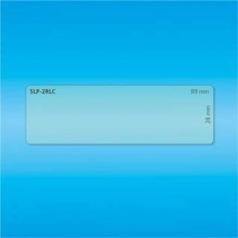 SLP-2RLC CLEAR LABEL 28X89MM 130 LAB/ROLL 2 ROLL/BOX