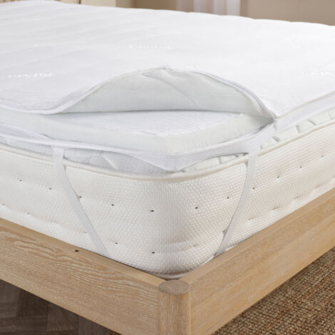 Slumberdown Airstream Memory Cool Mattress Topper, Firm Support, Double