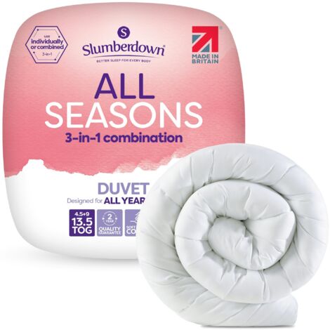 Slumberdown All Seasons Combi Duvet, 13.5 Tog, King