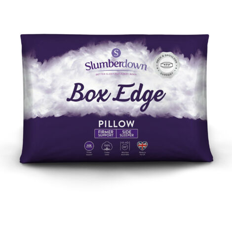 Slumberdown Box Edge Pillow, Firm Support, 1 Pack