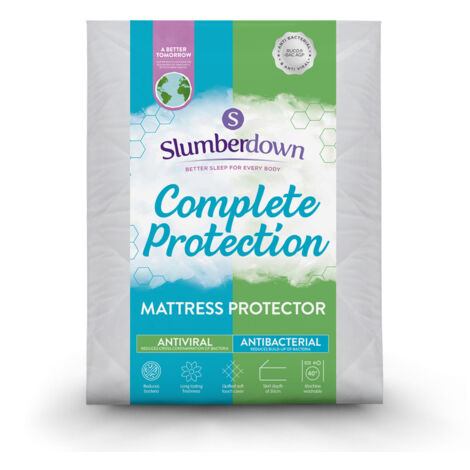 Slumberdown Complete Protection Anti Viral Mattress Protector, Single