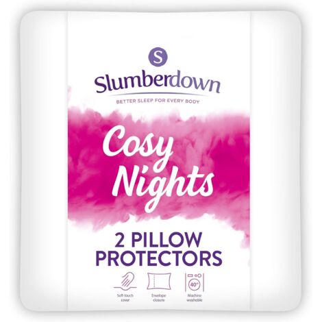 Slumberdown Cosy Nights Pillow Protector, 2 Pack