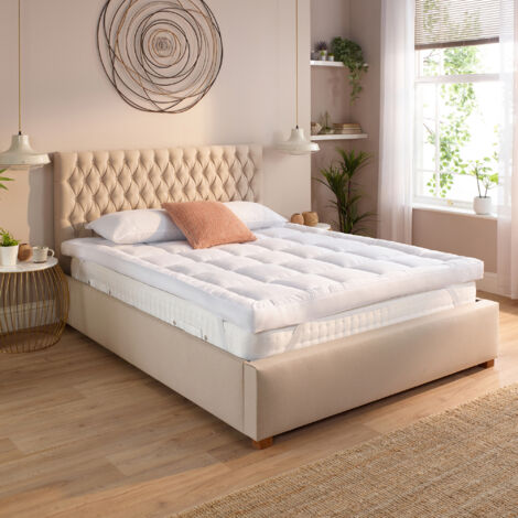 Slumberdown Sleep Soundly Climate Control Extra Deep Mattress Topper, 10cm, Single