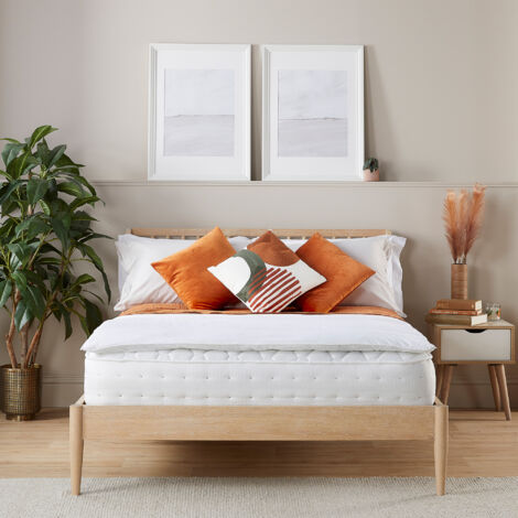 Slumberdown Sleep Soundly Climate Control Mattress Topper, Medium Support, Double