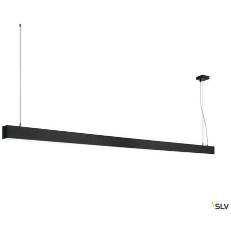 SLV 1001409 GLENOS, Pendelleuchte profiliert, 2m, schwarz, SMD LED 103W, 4000K