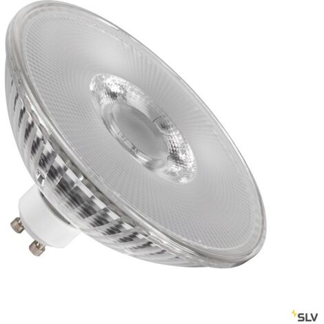SLV 1005274 LED CEE F (A - G) GU10 réflecteur blanc chaud (Ø x L) 111 mm x 61 mm 1 pc(s) S572882