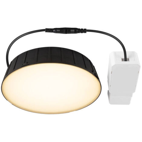 SLV 1007510 Downlight V 200 Luminaire à LED encastrable LED 21 W noir R054612