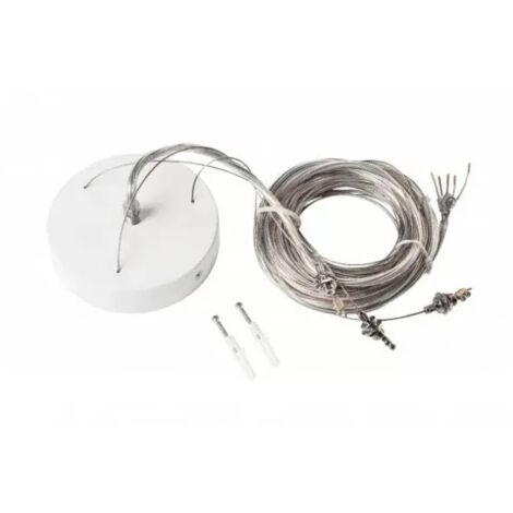 SLV 101950 Kit de suspension 5m - 220V - 10A - Blanc