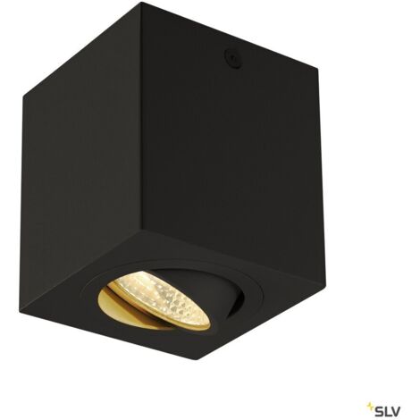 SLV 113940 TRILEDO SQUARE CL LED Ceiling Fixture 3000K Square Matt Black 38° 6.2 W Driver incl.