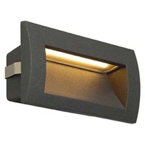 SLV 233625 Luminaire extérieur encastrable à LED E (A - G) 3.3 W anthracite X407561