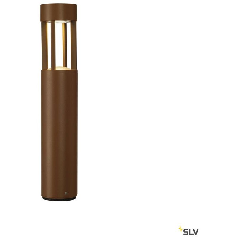 Lampe de jardin LED Slots 45 46cm marron rouille - 231817 Lampe de jardin LED Slots 45 46cm marron rouille - 231817