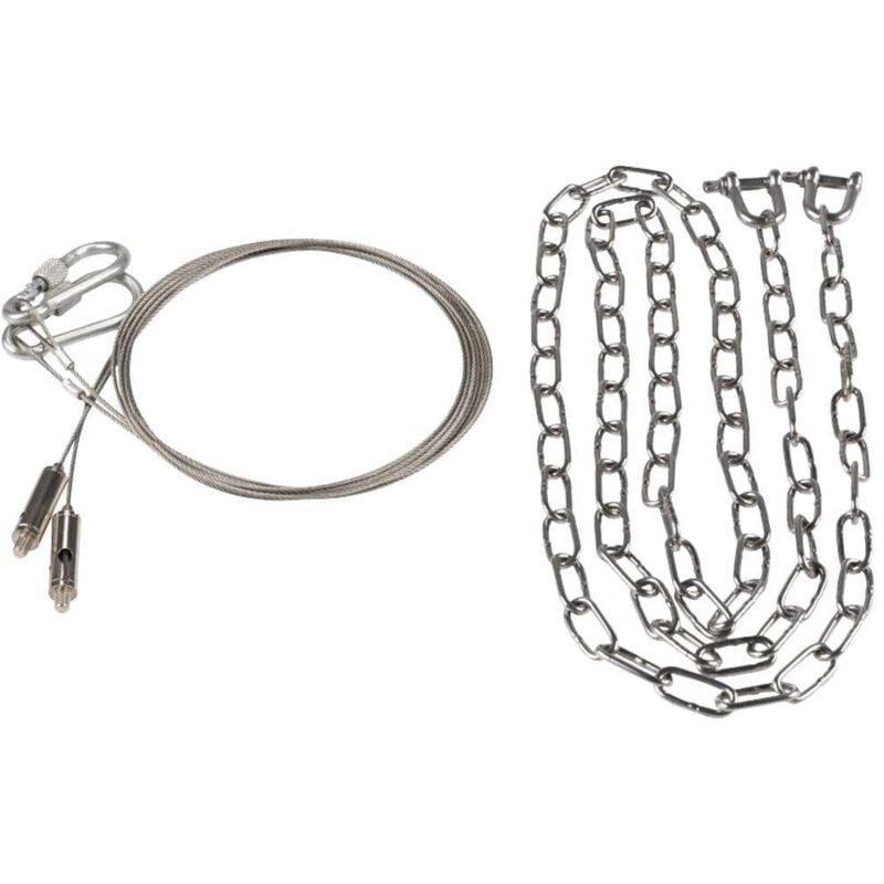 SLV - hb 1007676 Set de suspension acier inoxydable