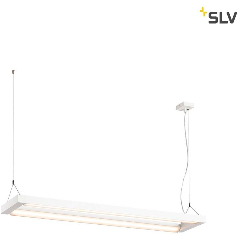 SLV - Long Grill LED Pendelleuchte Weiß 3000K
