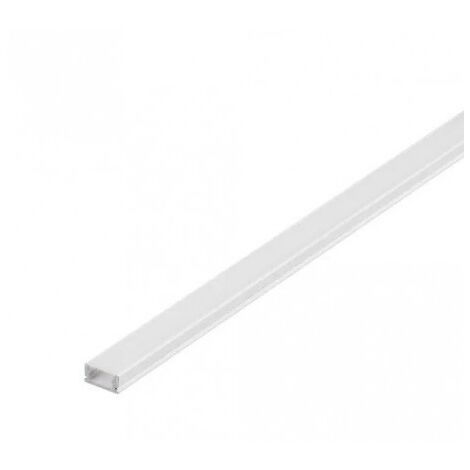SLV – Profilé pour tube LED 2m blanc mat IP20 – Largeur 11mm – Aluminium pour bandeaux jusqu'à 7,6mm – 213951