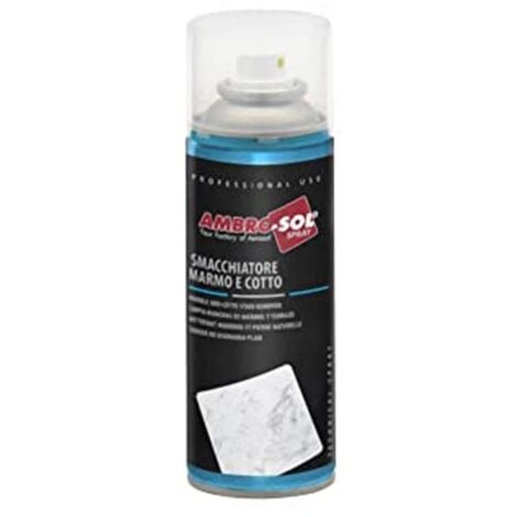 Smacchiatore per Marmo, Cotto, Travertino, Pietre Naturali AMBRO-SOL spray – 200 ml