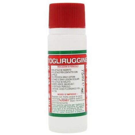 MARCA SMACCHIATORE PULISCE TOGLIE RUGGINE TOGLIRUGGINE RUGINET ML 75 (13934)