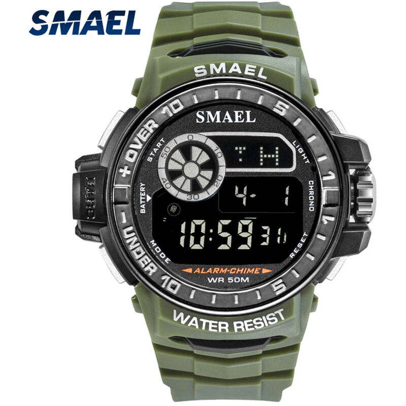 

SMAEL 1626 Reloj deportivo multifuncional para hombres Mujeres Reloj de pulsera unisex de moda con 50M Impermeable / Luminoso / Alarma /