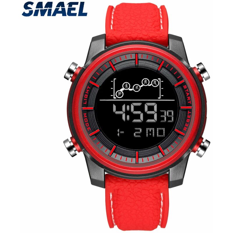 

SL-1556 Reloj unisex multifuncion Reloj electronico digital simple y elegante para hombres y mujeres Reloj de pulsera deportivo al aire libre