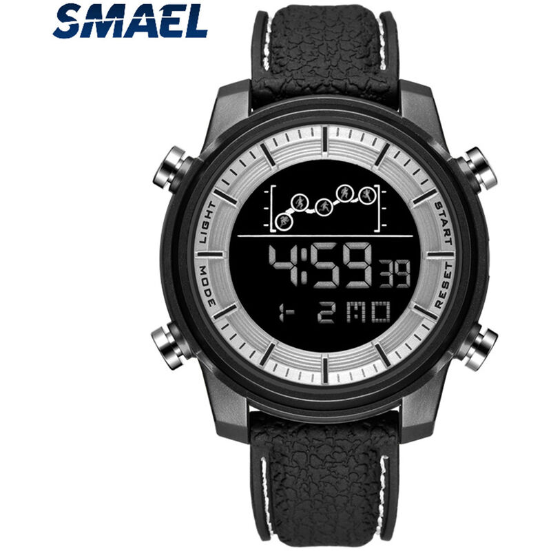 

SL-1556 Reloj unisex multifuncion Reloj electronico digital simple y elegante para hombres y mujeres Reloj de pulsera deportivo al aire libre