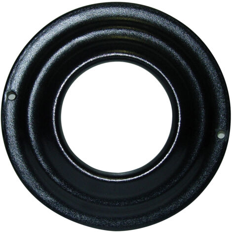 Smalbo ROSONE PER TUBI STUFE A PELLET Col. Nero opaco Ø cm. 10