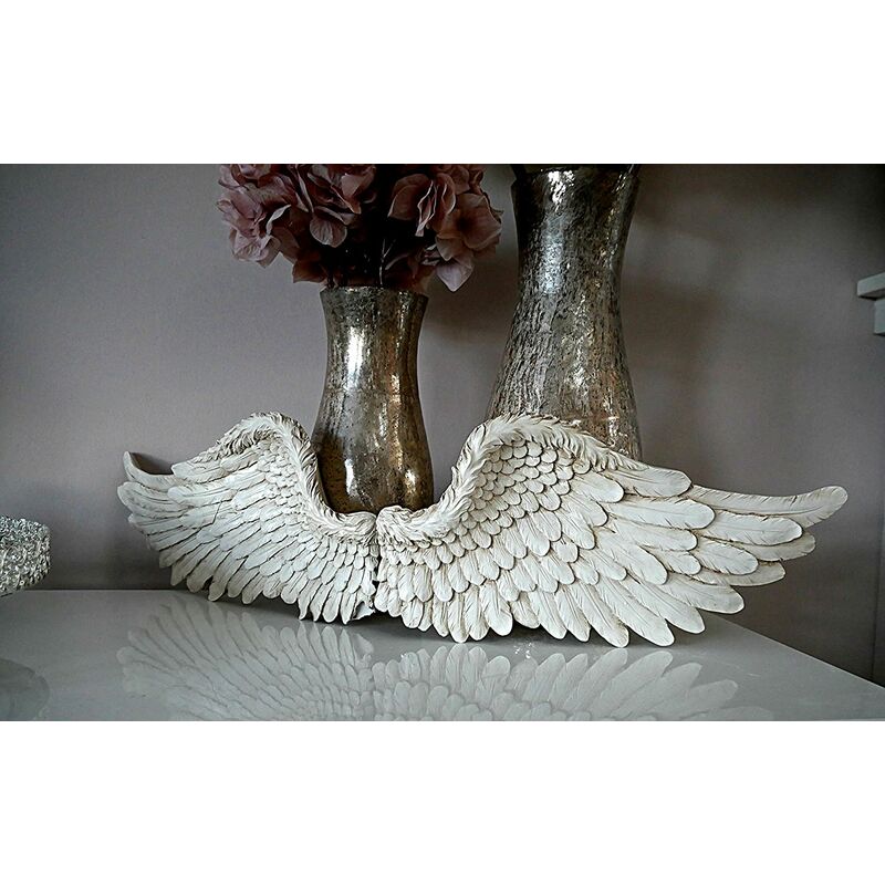 Small 2 Pc White Angel Wings