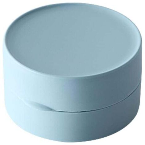 Small Blue Travel Soap Container, Solid and Leak-Proof Container for Hiking, Showers, Bathrooms, Schools and Gyms MUMU
