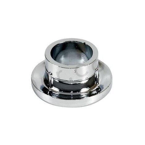 Small Chromed Rosette Rose Collar for Bathroom Sink Basin Overflow 15mm Diameter