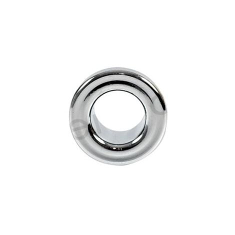 Small Chromed Rosette Rose Collar for Bathroom Sink Basin Overflow 19mm Diameter