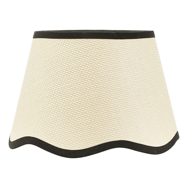 Small Dutton Fabric Matte Natural Tapered Ceiling Pendant Shade