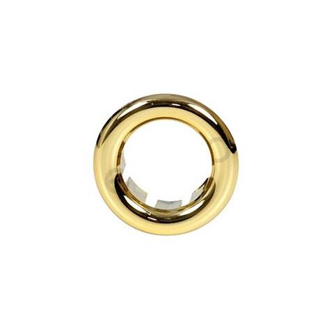 Small Gilded Rosette Rose Collar for Bathroom Sink Basin Overflow 21mm Diameter