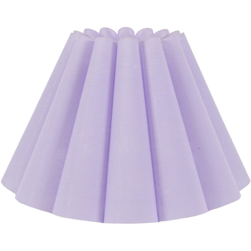 Small Lauren Fabric - Faux Linen Linen Purple Tapered and B22 gls led 10W Warm White 3000K Bulb