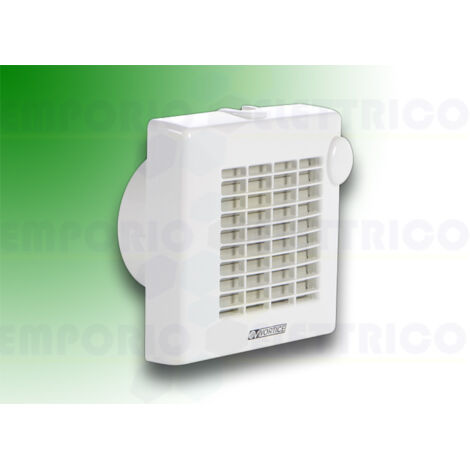 Small room bathroom fan Punto M 100 12 V with and without automatic internal shutter 90 m³/h