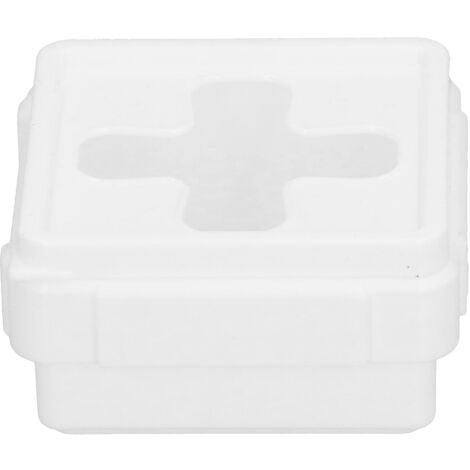 Small Square Storage Box Cross Mouth Desktop Organizer for Tissue Coin Small Hardware