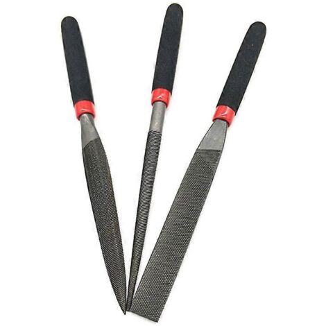 Small Steel Files Needle File Flat File for Stone Glass Metal Carving--