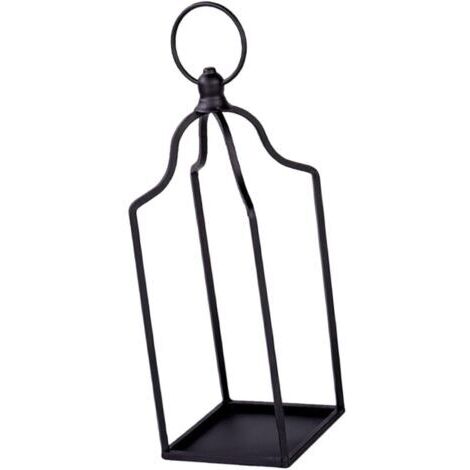 Small, sturdy metal candlestick, iron candlestick for interior decoration