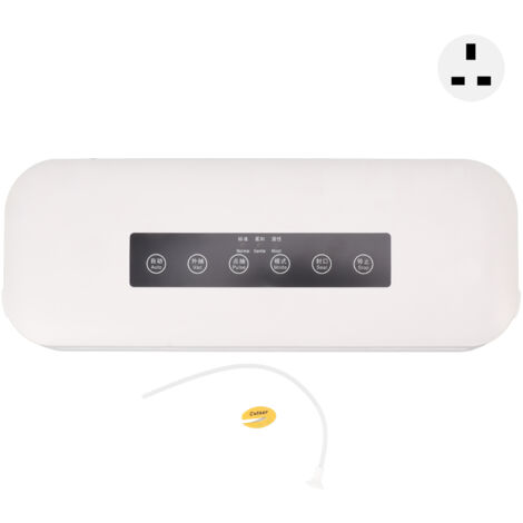 Small Vacuum Sealer Wet Dry Dual Use Detachable Cleaning Kitchen Plastic Food Vacuum Sealing Machine UK Plug 220V