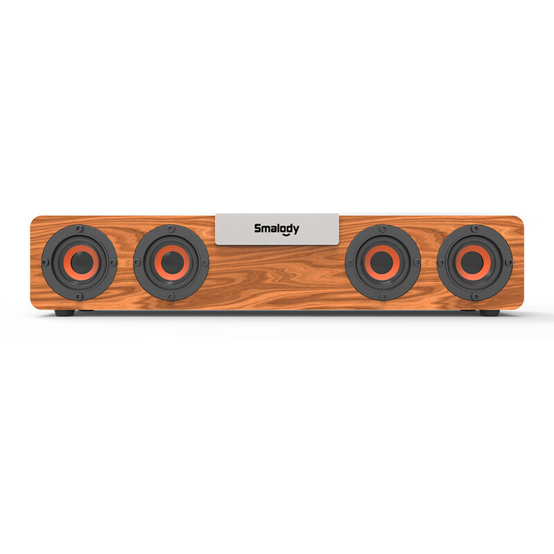 

SL-90H Barra de sonido Bluetooth de madera Altavoz Bluetooth 5.0 Subwoofer inalambrico 5W * 4 Altavoces compatibles con expansion de tarjeta TF Modo