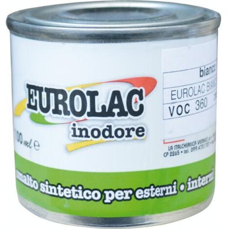 SMALTINO """EUROLAC""" 100ML VERDE MUSCHIO