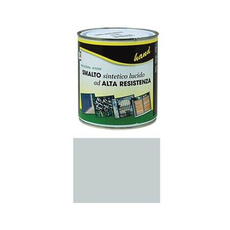 SMALTO A SOLVENTE HAND - GRIGIO ARGENTO RAL 7001 ML 750- 6 pezzi