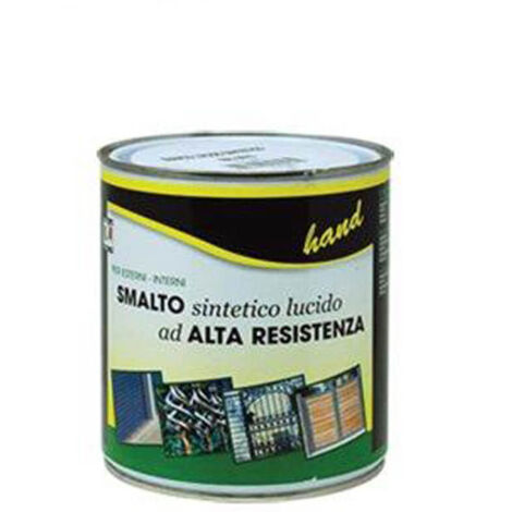 SMALTO A SOLVENTE HAND - NERO OPACO RAL 9011 LT 2,5 - 2 pezzi