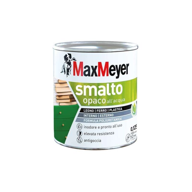 Maxmeyer Smalto Poliuretanico Bianco Opaco 0.125 L