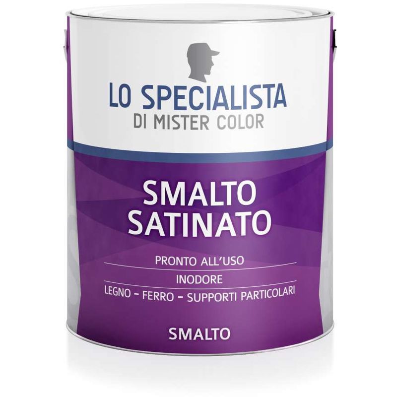 Smalto Satinato Bianco 2 l - Lo Specialista