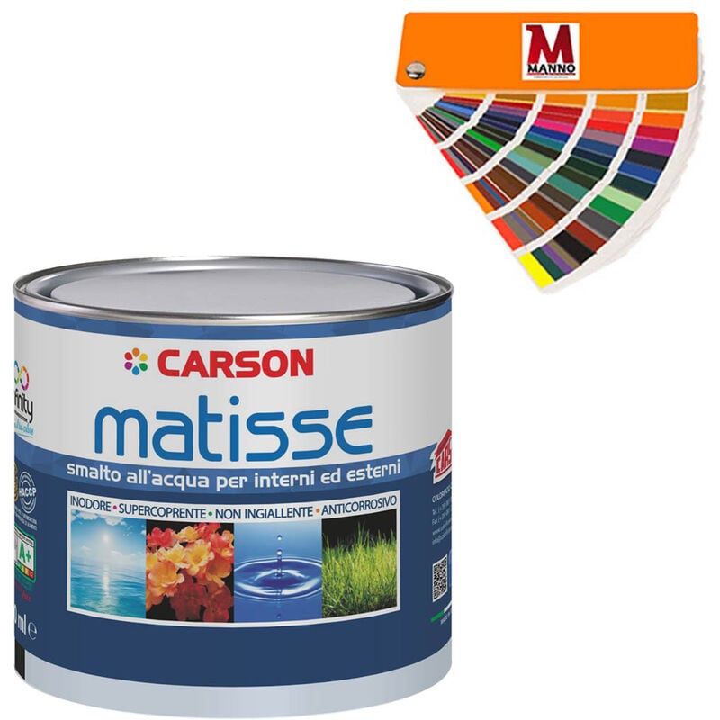 Image of Smalto acrilico all'acqua certificato haccp interni esterni universale Carson Matisse Colore Altro - Lattaggio 750 ml - Finitura Lucida