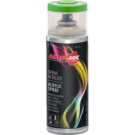 Smalto acrilico multiuso ral 3000 rosso fuoco spray 400 ml