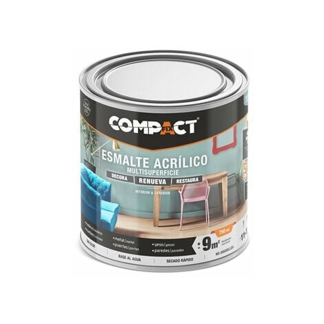 Smalto acrilico satinato 750ml bianco