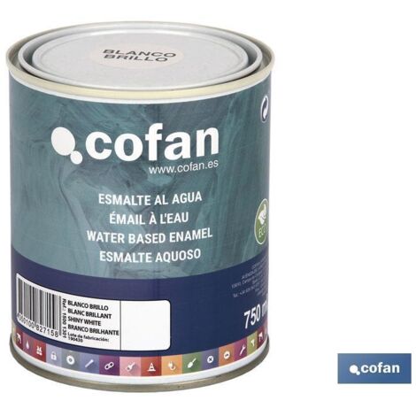 Smalto all'acqua (750 Ml) Bianco Lucido