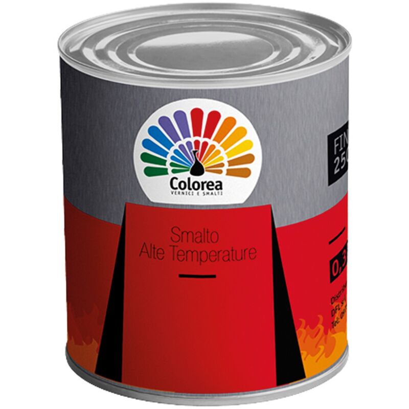 Smalto Alta Temperatura ' Colorea Lt. 0,125 Alluminio