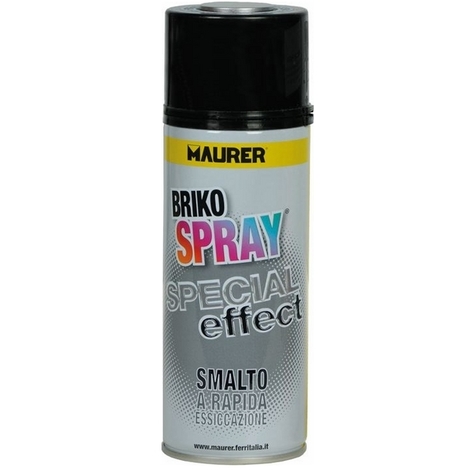 Smalto Alte Temperature 800o Briko Spray Maurer 400 ml Nero Opaco cf. 6 Pz